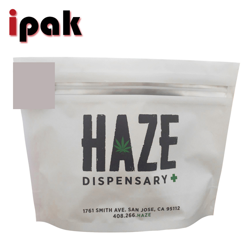 Custom Printed Stand Up Foil Child Proof Exit Bag For Tobacco